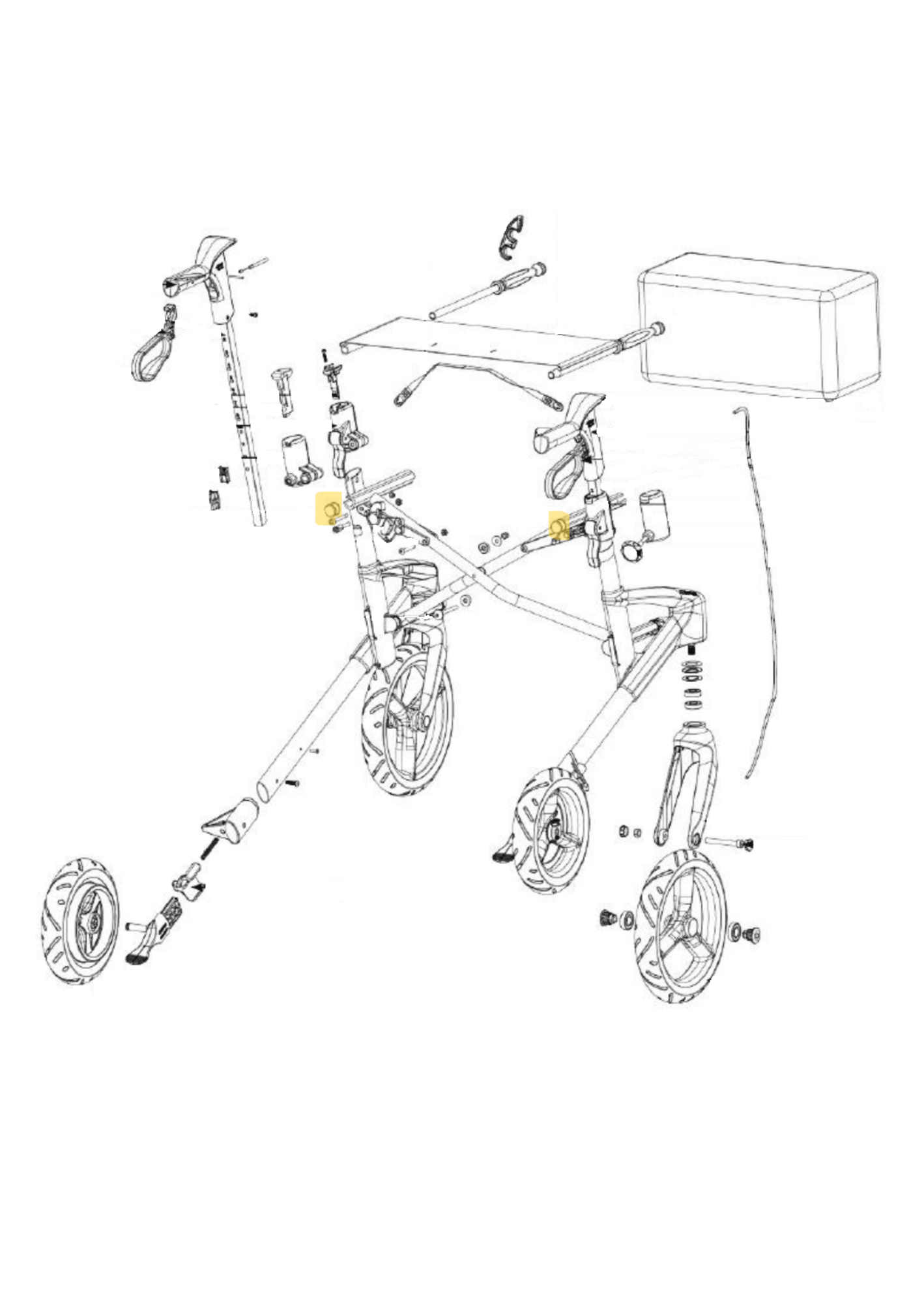 TOPRO TOPRO Sitzanschlag- alle Modelle - rear- 2 Stück