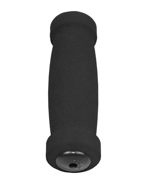 Mobilex Handgriff aus schwarzem Soft-Schaum mit Endkappe, ø22 mm, L=130 mm