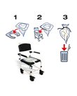 Mobilex Commode Liner Disc Toilettensitz Auflage
