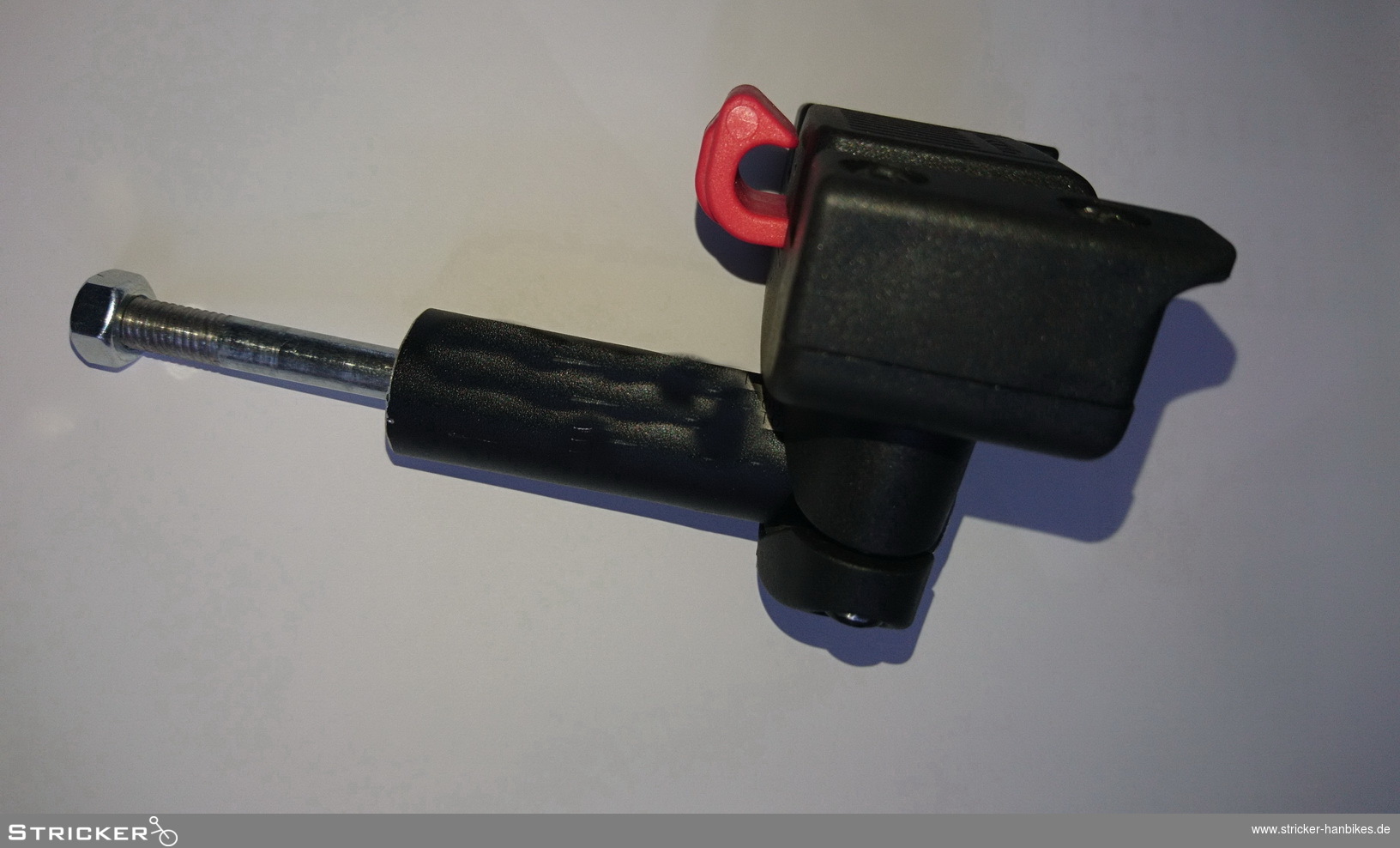 Klickfix Halteadapter an Schieberohrecke – Stricker Handbikes, Bestellnummer 202075-0