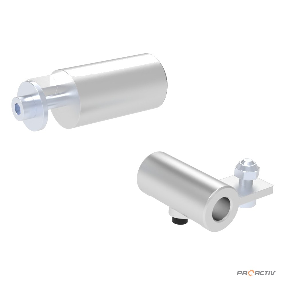 PRO ACTIV Ersatzteil – Halterung für Tacho, Ø 22mm, 2-teilig