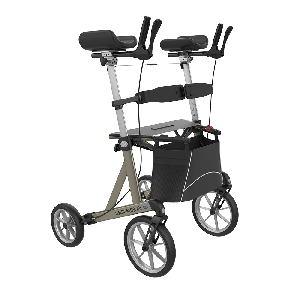 Rehasense Navigator AIR Rollator, Größe L/62 cm, PUR-Bereifung, Champagner