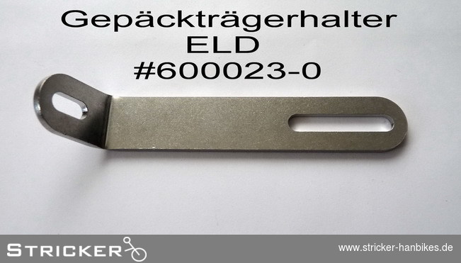 Gepäckträgerhalter ELD 2009 – Stricker Handbikes, Bestellnummer 600023-0