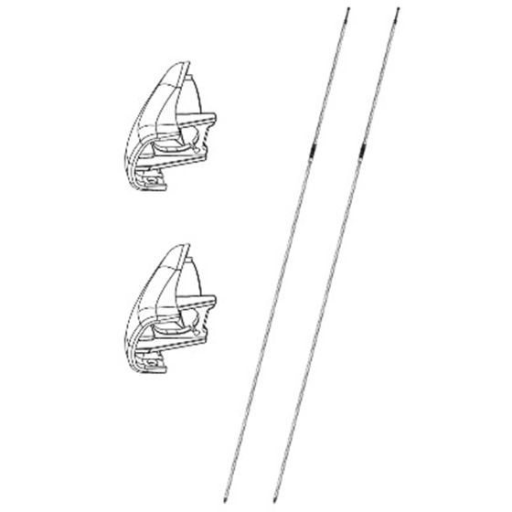 TOPRO TOPRO Bremszug inkl.. rear Radabdeckung- Taurus