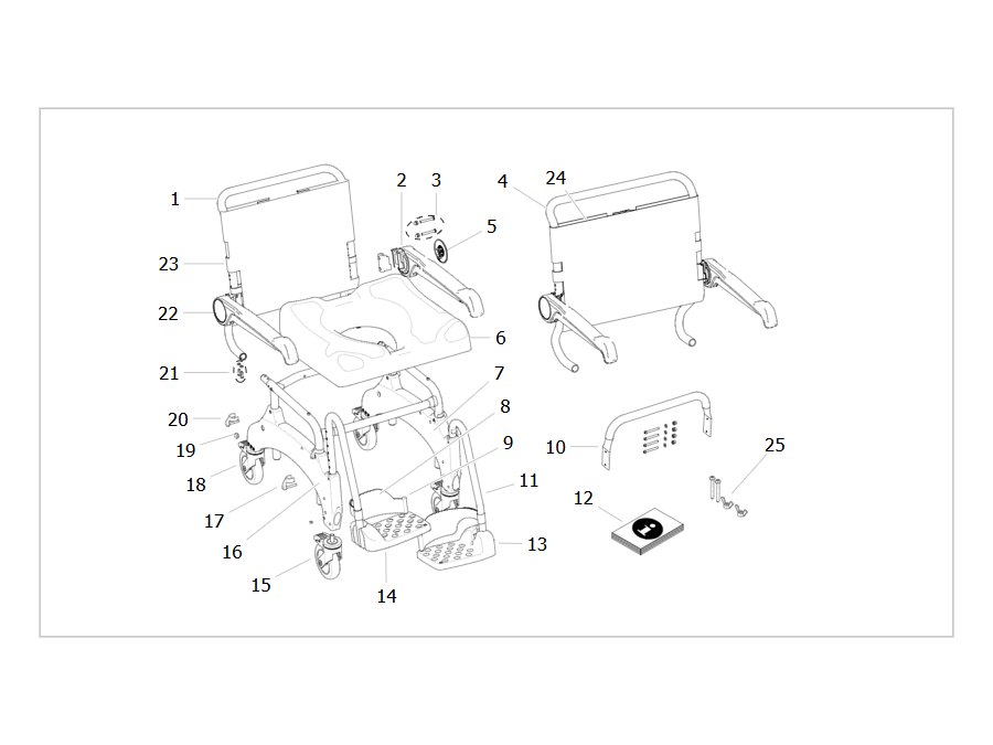 Ersatzteile Ocean Ergo (XL) 02/2021 =>