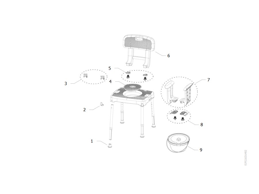 Explosionszeichnung Ersatzteile – Aquatec Pure Azure
