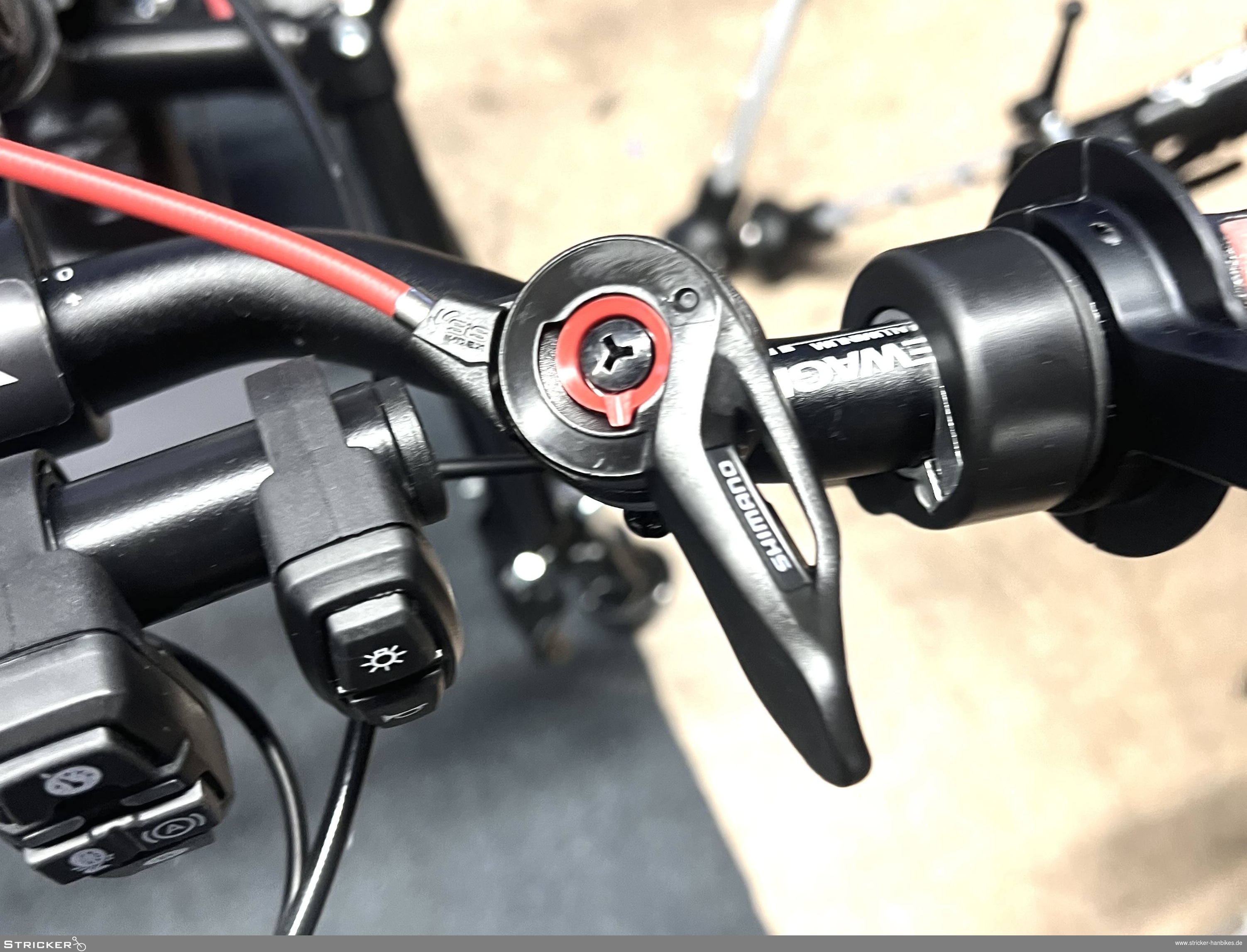 Parkbremse (Feststeller) T4 Austattung – Stricker Handbikes, Bestellnummer 632644-0