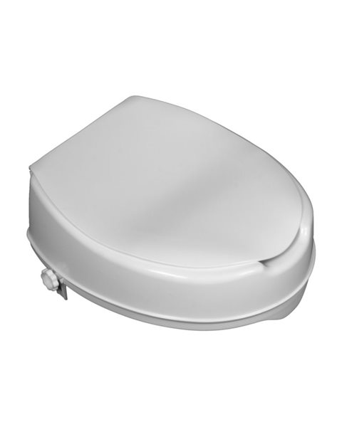 Mobilex Toilettensitzerhöhung, mit Deckel, 5 cm