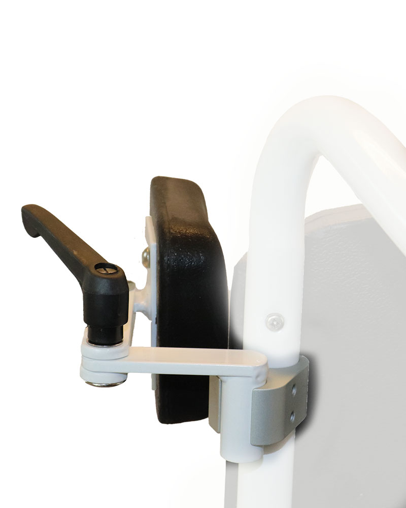 Mobilex Einstellbare Seitenpelotte aus PU Schaum - 10 x 14 cm - links