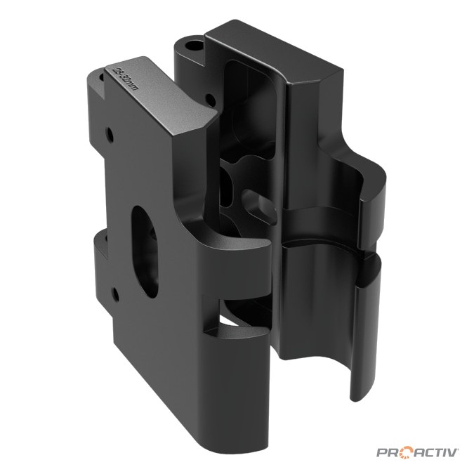 PRO ACTIV Ersatzteil – Klemmplatte Ø28-32mm schwarz
