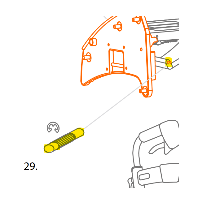 Rollz Sitzachse rechts für Rollz Motion