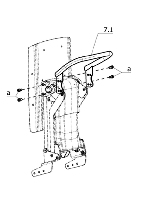 Schiebebügel – Elektrische biomechanische Rückenverstellung für Zentralen Rücken (Code 814-2948)