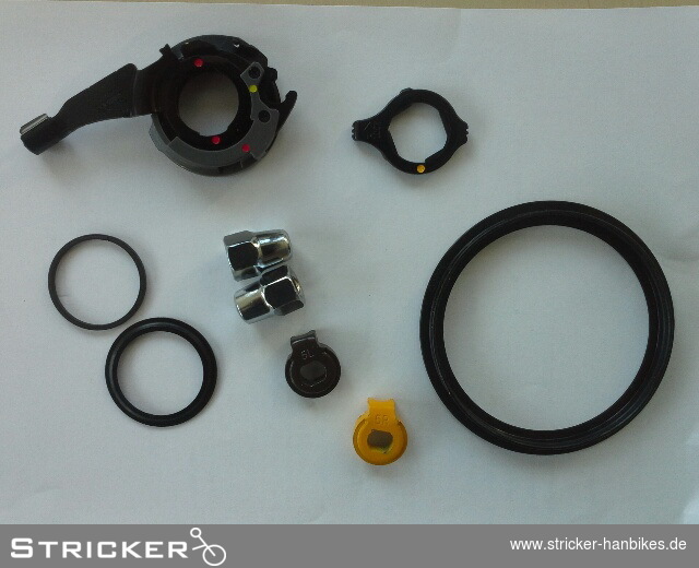 Schaltkomponent an Nabe City 8 – Stricker Handbikes, Bestellnummer 550075-0