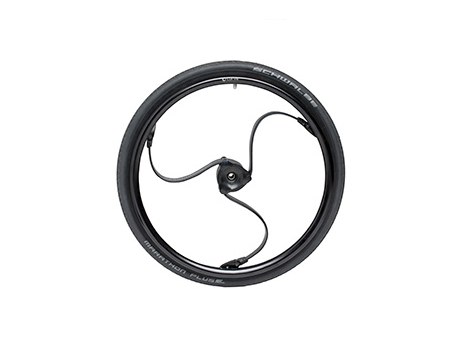 Loopwheels Urban mit Reifen, Schlauch und Greifreifen von vorn