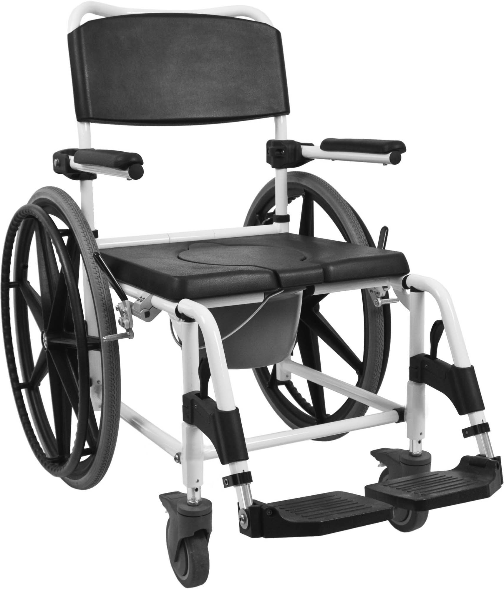 Mobilex 24" Kunststoffräder mit Steckachse für 302015/18/19/20 inkl. Adapter, Satz mit 2 Stück