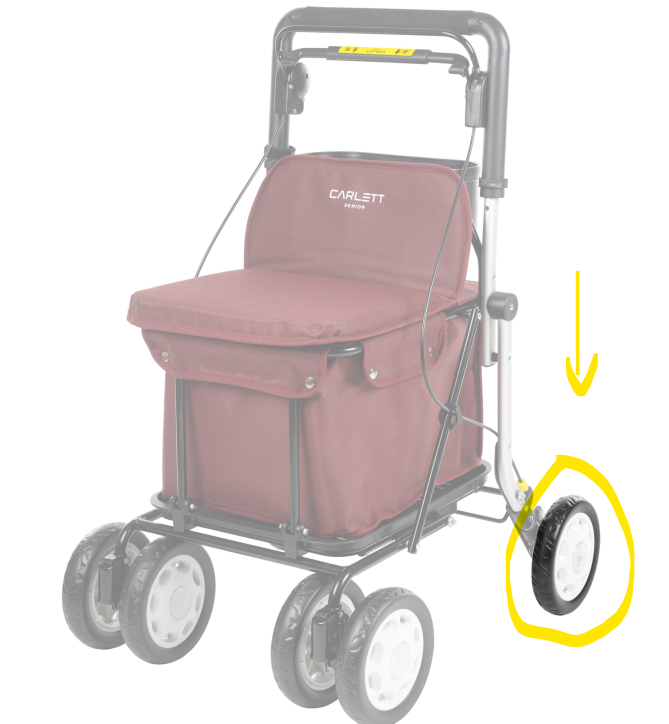 Carlett Lett900 Hinterrad - je Stück
