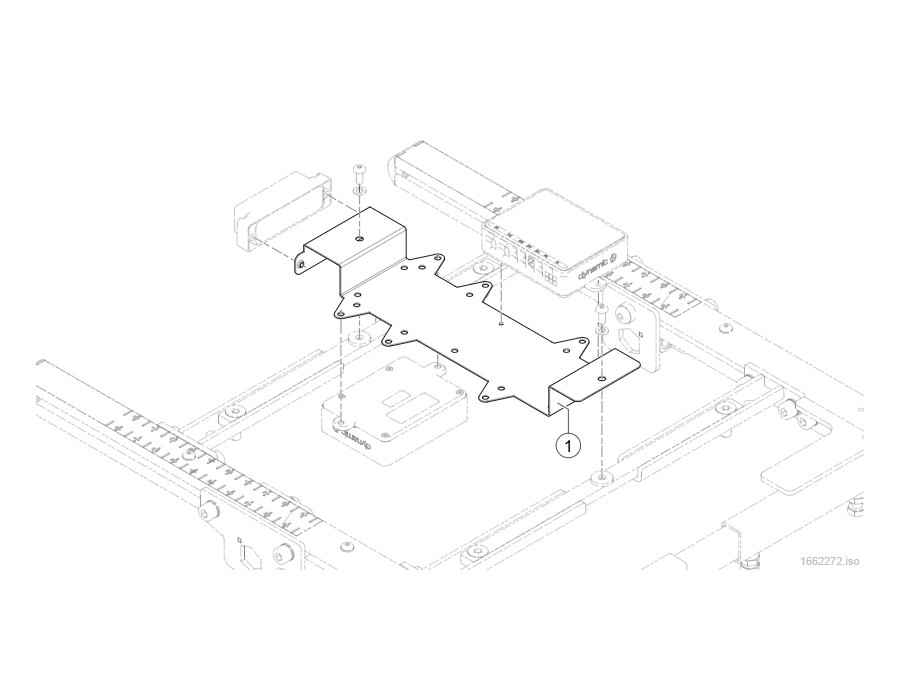 Montagematerial Module für teleskopierbaren Sitzrahmen