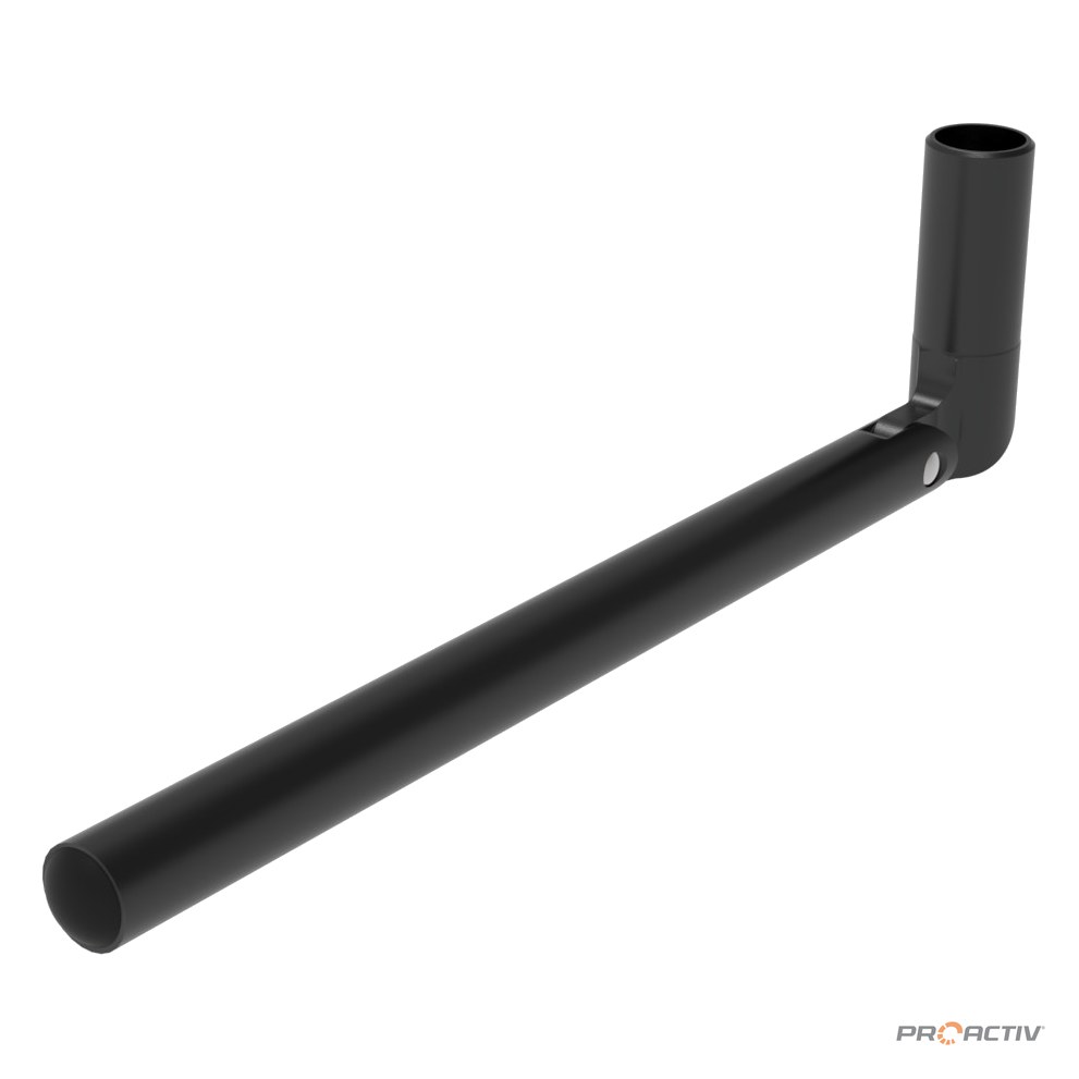 PRO ACTIV Ersatzteil – Fußauflagegelenk "G-Form" 90° links