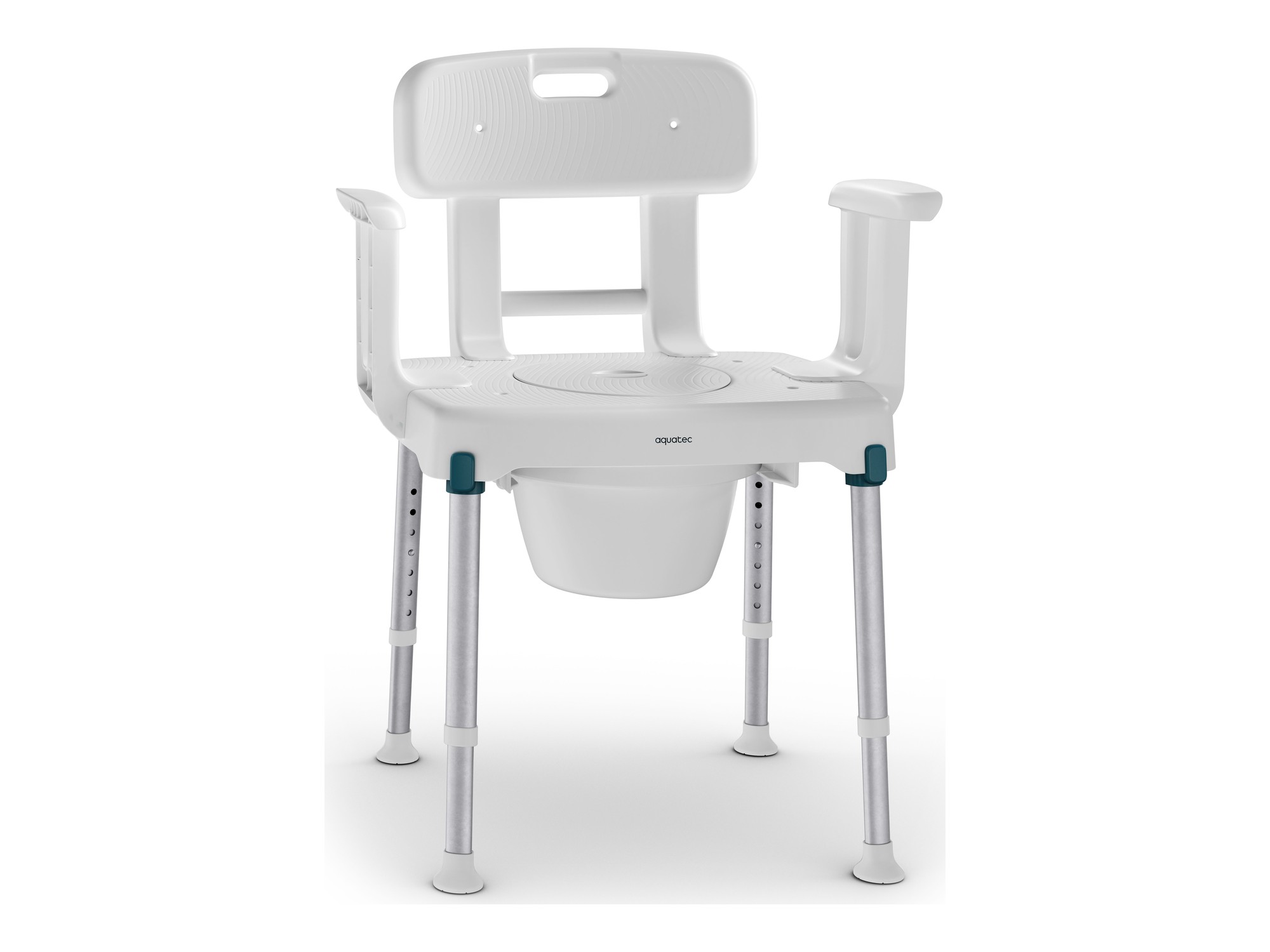 Aquatec Pure Azure Duschstuhl mit Toilettenfunktion – Ansicht 4