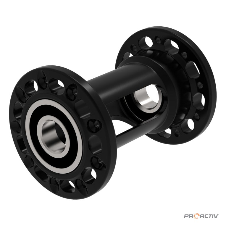 PRO ACTIV Ersatzteil – Aluminium-Litelinenabe schwarz