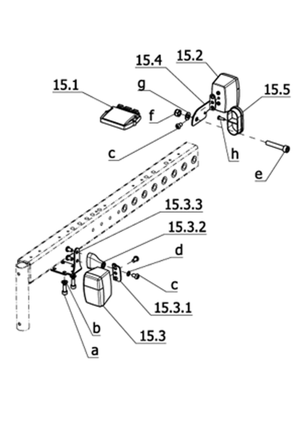 Elektronik VR2 – Beleuchtung für Elektronik-Rollstuhl (Code 408-932)