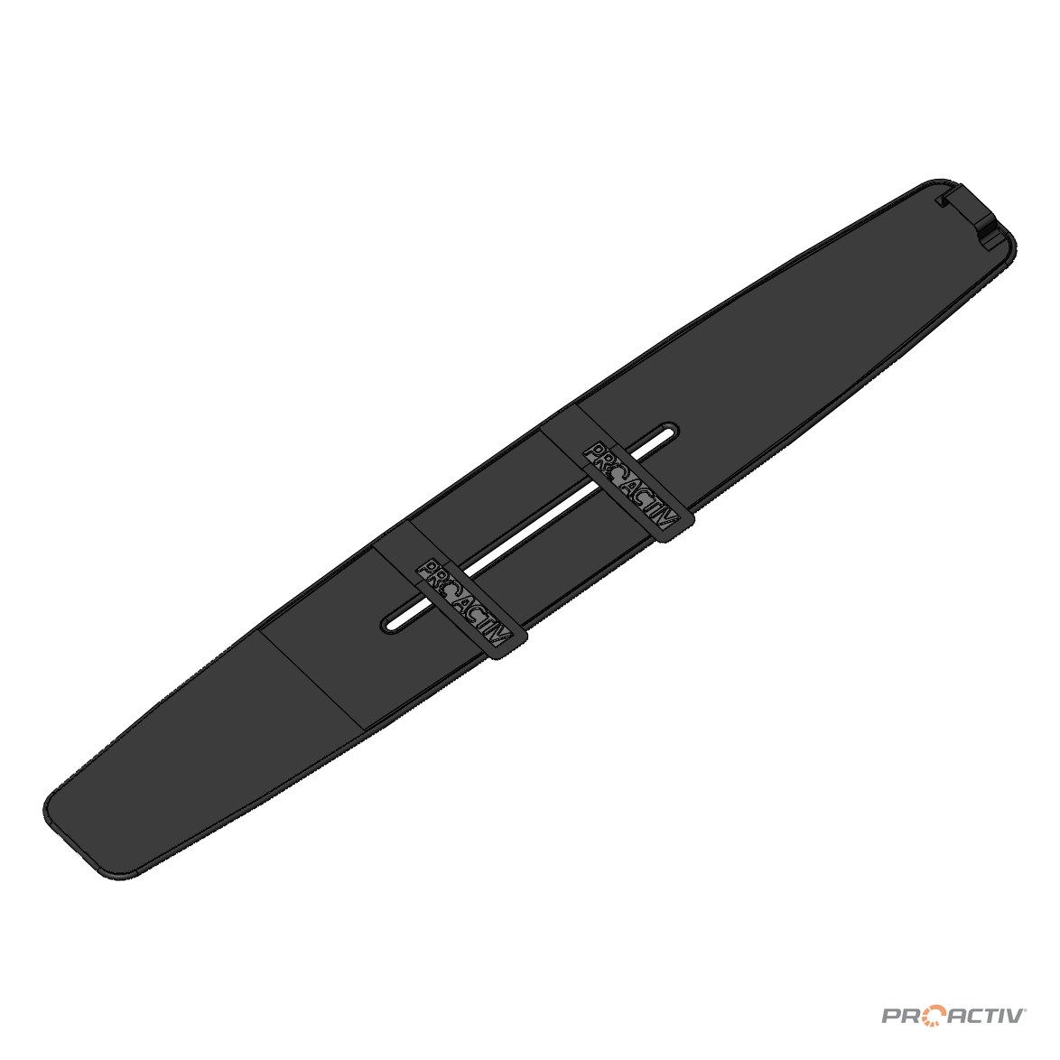 PRO ACTIV Ersatzteil – Brustgurt Größe M, 125cm, Neopren schwarz