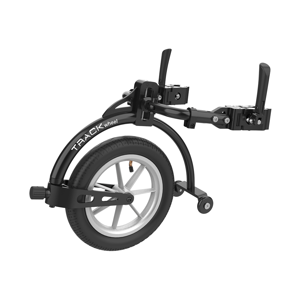 Rehasense TRACK WHEEL Double Arm Aluminium, schräg von vorn links