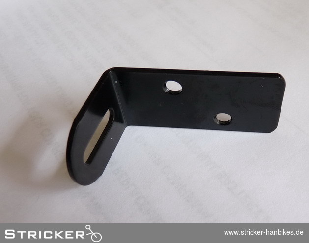 Schutzblechwinkel Stahl schwarz – Stricker Handbikes, Bestellnummer 600123-0