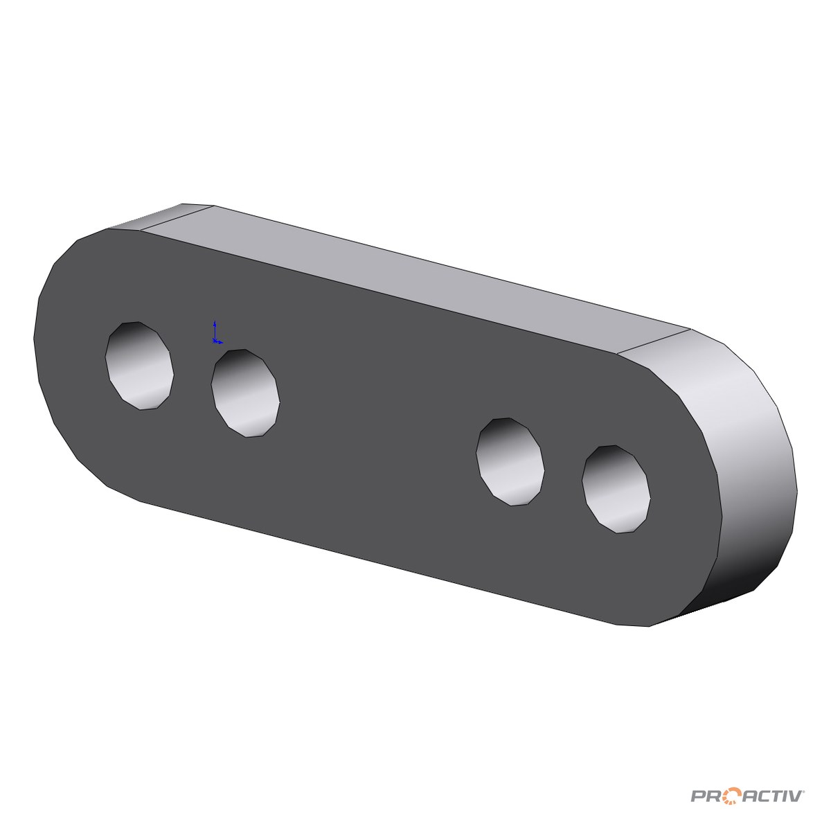 PRO ACTIV Ersatzteil – Distanzleiste 8mm