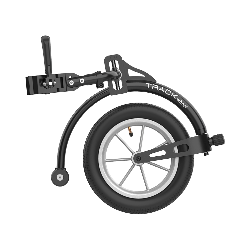 Rehasense TRACK WHEEL Double Arm Aluminium, von der rechten Seite