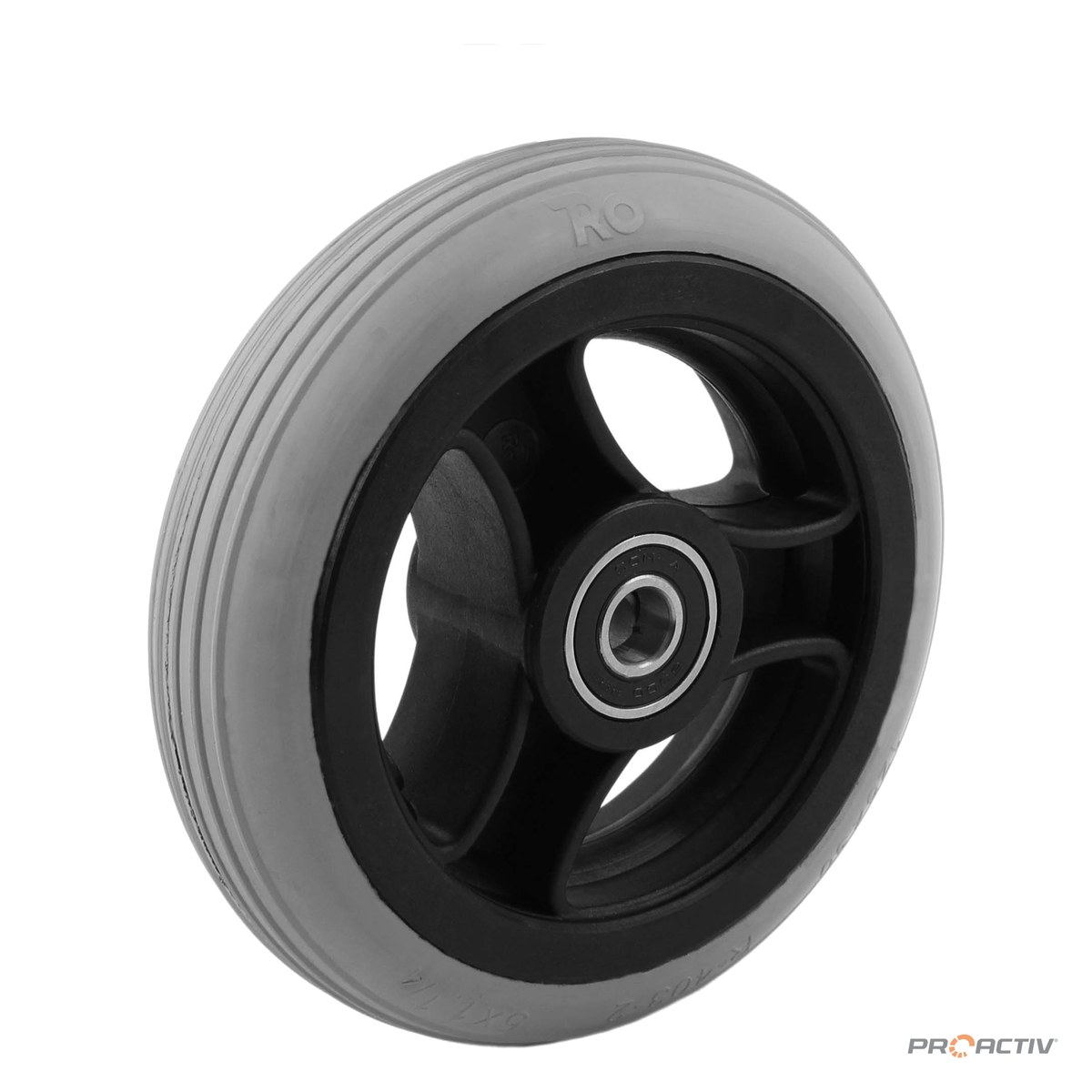 PRO ACTIV Ersatzteil – 5" Lenkrad "Standard" PU grau