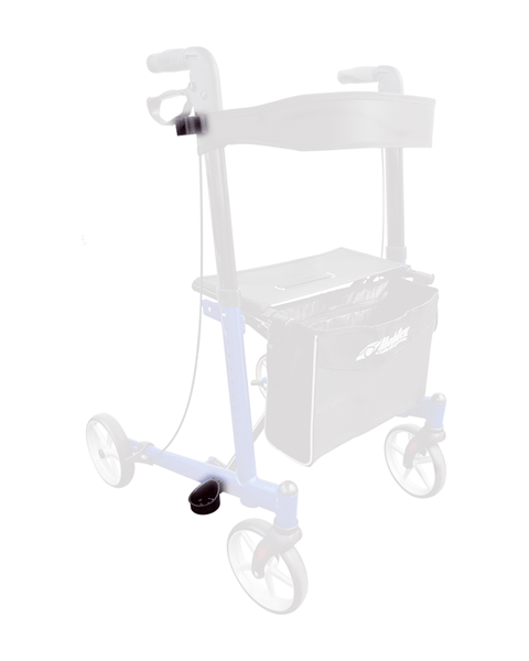 Mobilex Stockhalter für Panther Rollator  318001/02/03/04 (Set mit Klemme und Becher)