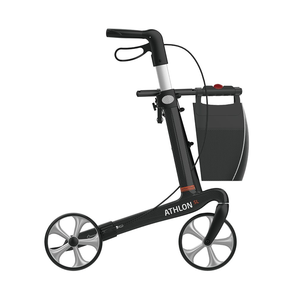 Rehasense Athlon SL Rollator, Größe L/62 cm, TPE-Bereifung