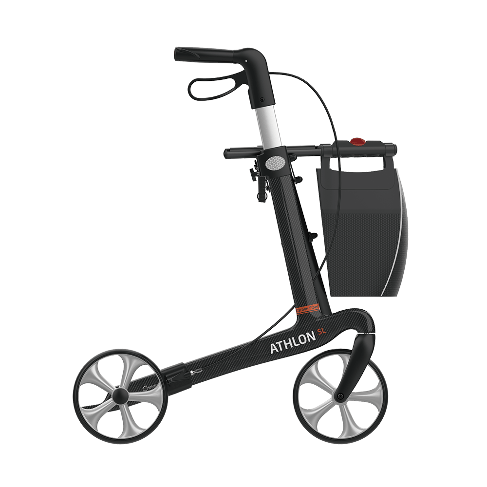 Rehasense Athlon SL Rollator, Größe L/62 cm, TPE-Bereifung