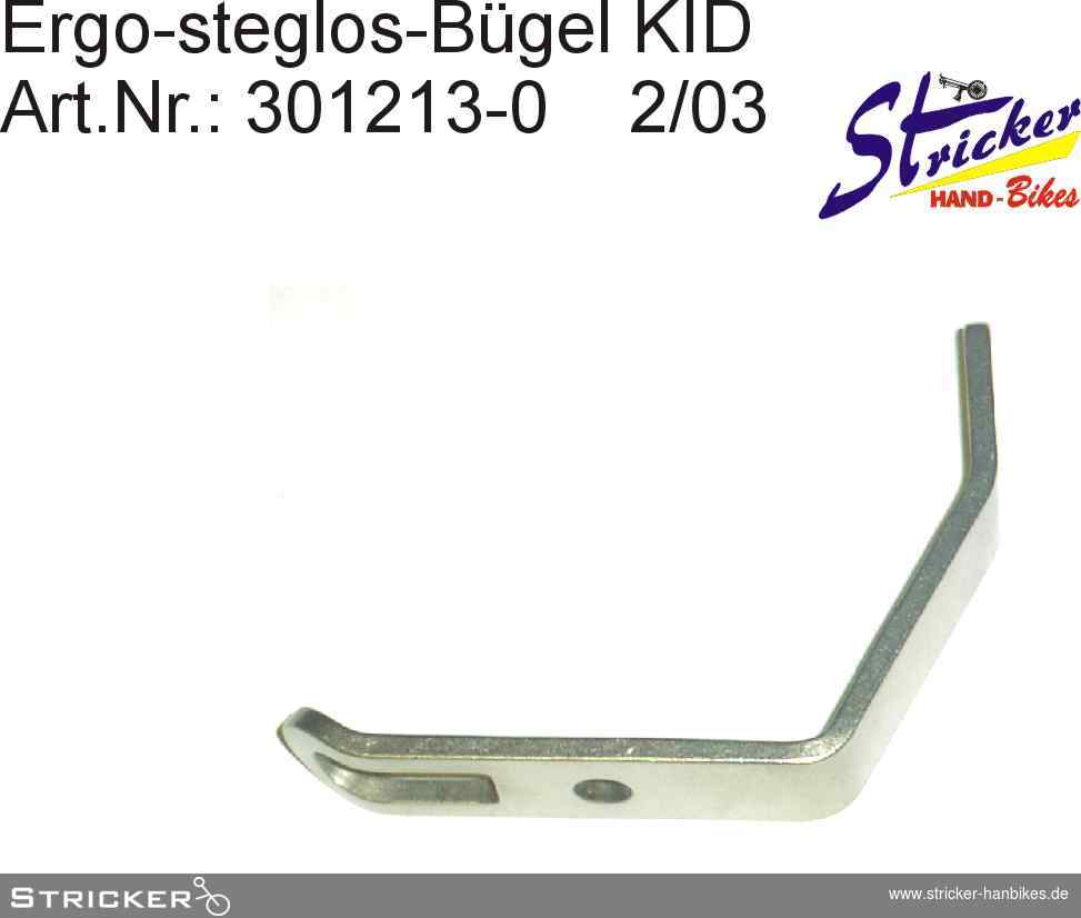 Ergobügelgriff-Steglos Bügel KID – Stricker Handbikes, Bestellnummer 301213-0