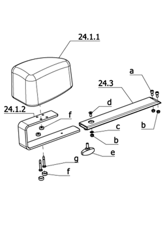 Verstellbarer Spreizkeil (Code 590)
