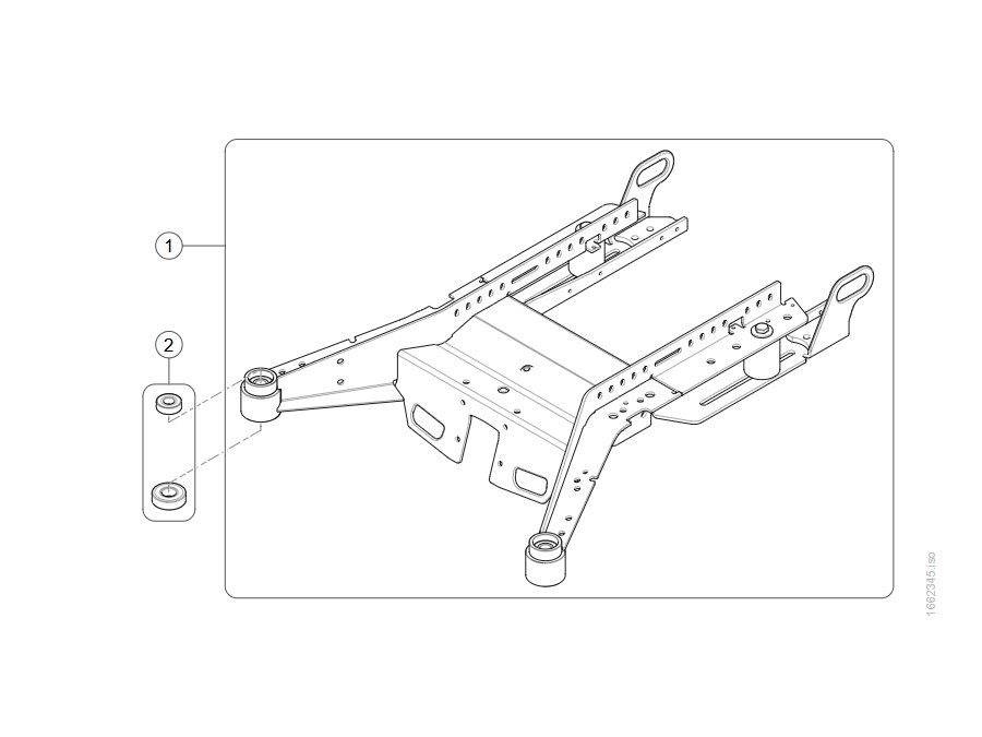 Hauptrahmen - Verbreitertes Chassis