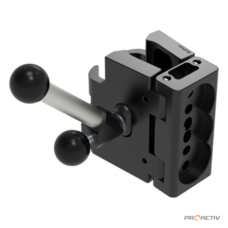 PRO ACTIV Ersatzteil – Frontadapter Rahmenklemmung kurz Ø25 x70