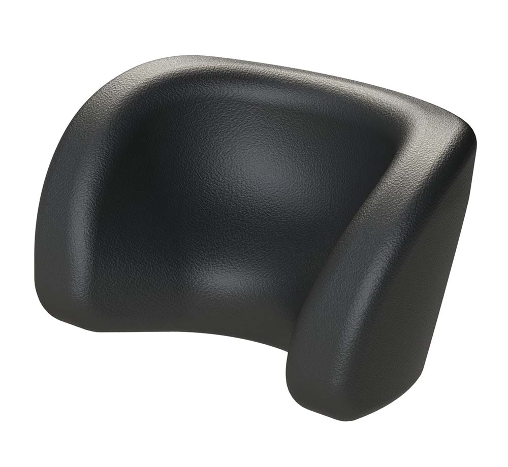 Kopfstütze 6 aus PU-Schaum, schwarz