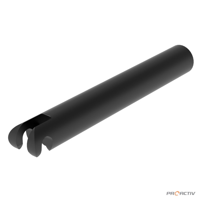 PRO ACTIV Ersatzteil – Fußauflagehalterohr mit Haken 140 mm
