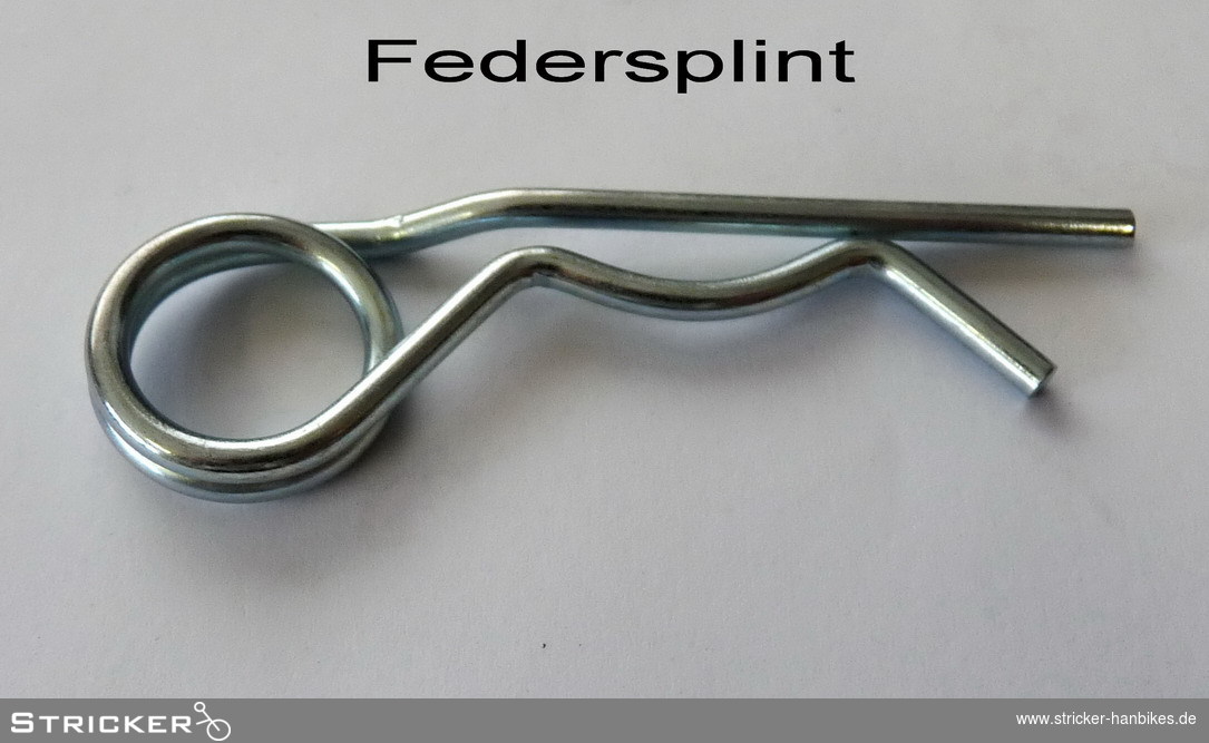 Federsplint für GRV – Stricker Handbikes, Bestellnummer 901022-0
