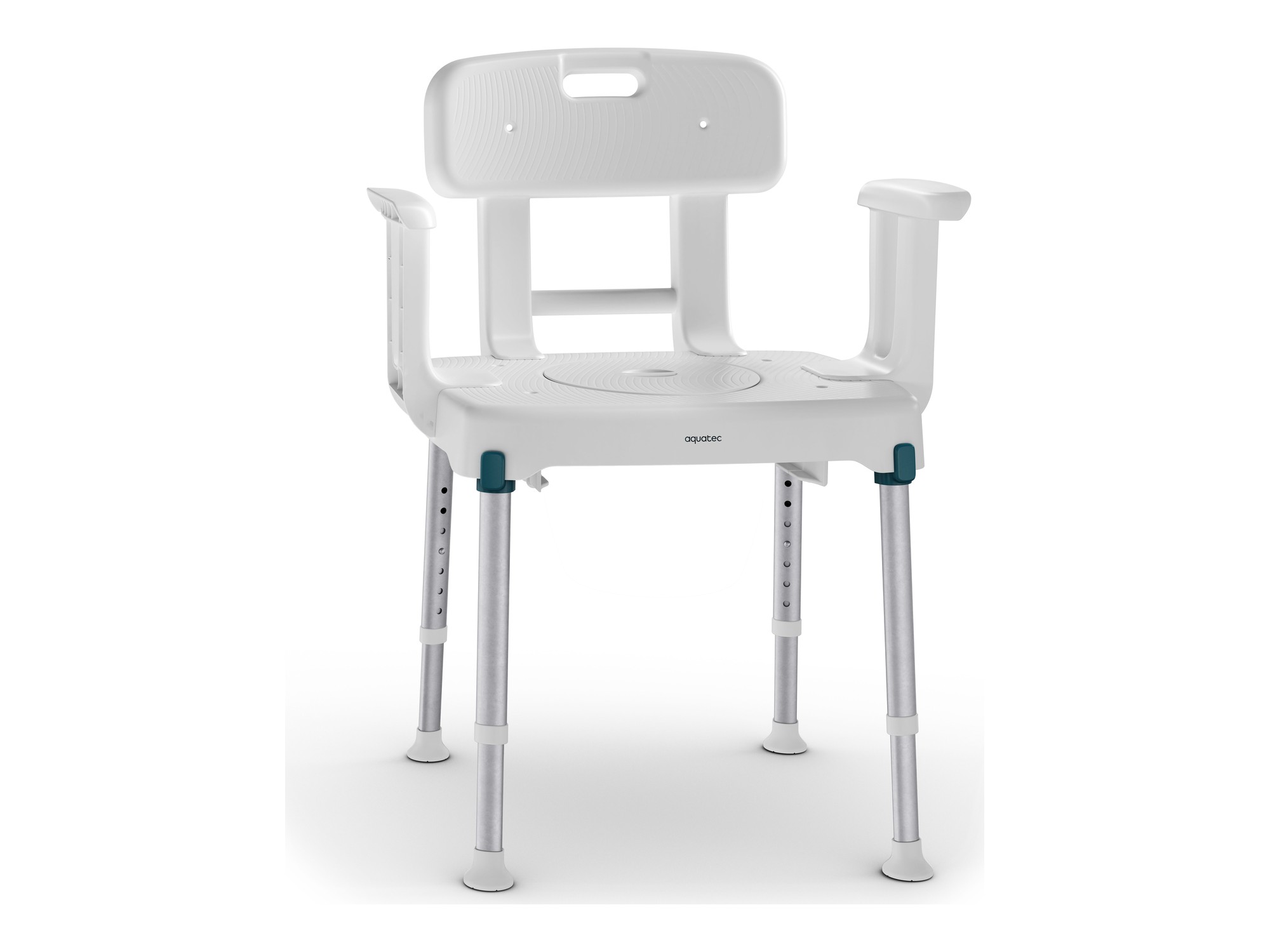 Aquatec Pure Azure Duschstuhl mit Toilettenfunktion – Ansicht 5