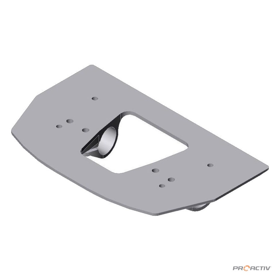 PRO ACTIV Ersatzteil – Fußauflageplatte 170mm breit