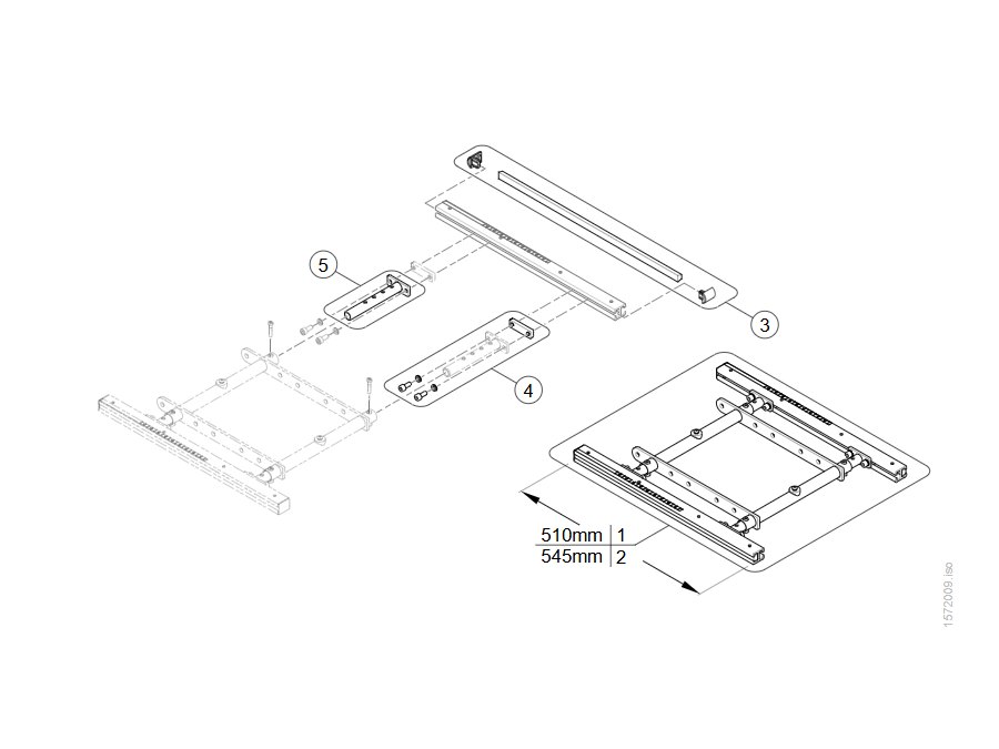 Sitzrahmen für Sitzplatte