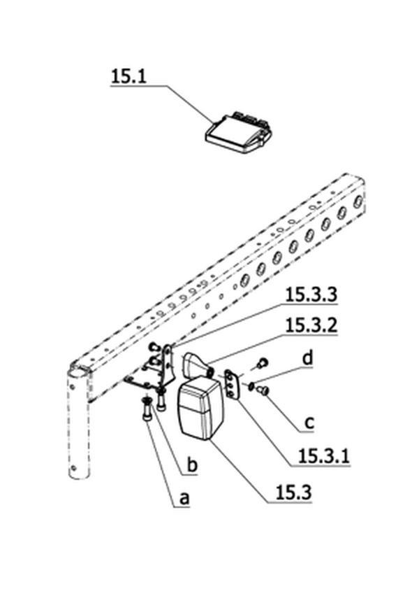 Elektronik VR2 – Beleuchtung für Elektronik-Rollstuhl (Code 408-932)