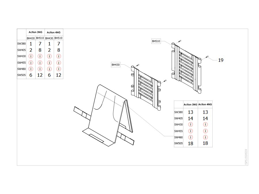 Rückenbespannung anpassbar, 7+1 Klettbänder, Bi-Material-Überwurf, inklusive Tasche