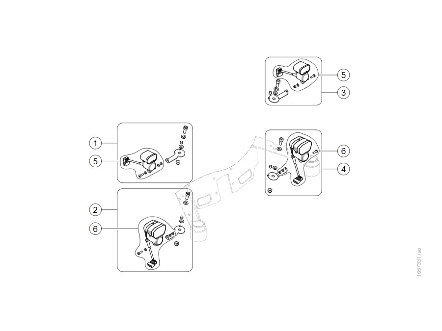 Lichtanlage vorne verbreitertes Chassis