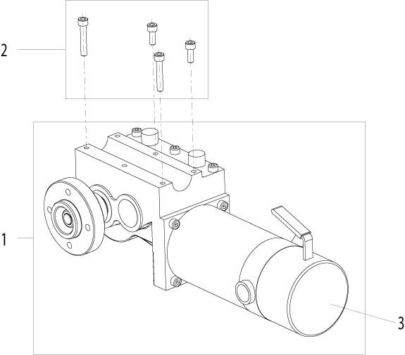 Explosionszeichnung ZIPPIE SALSA M2 - Motor - Standard, Sunrise ZIPPIE SALSA R² / ZIPPIE SALSA M2²