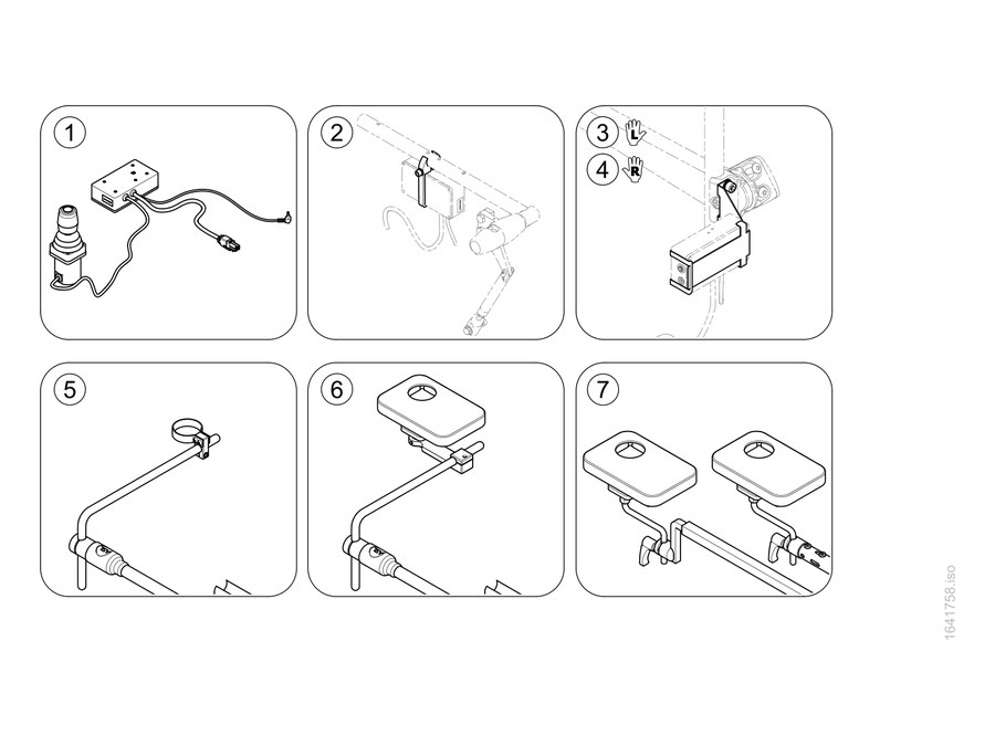 Explosionszeichnung ELEKTRONIK (Heavy Duty Remote Joystick (ASL133)) – Invacare AVIVA RX