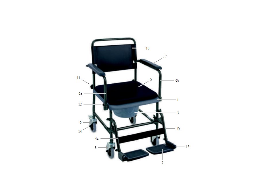Explosionszeichnung Ersatzteile 03/2009=> – Invacare H720T